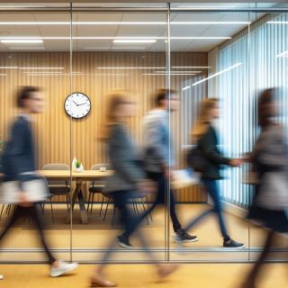 Marcher cinq minutes toutes les trente minutes suffirait&nbsp;à réduire de nombreux risques liés à la sédentarité. © VideoFlow, Adobe Stock