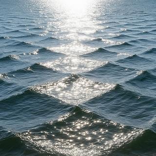 Ondas quadradas atingiram a superfície do Lago Michigan, nos Estados Unidos. © Surfista Hoje