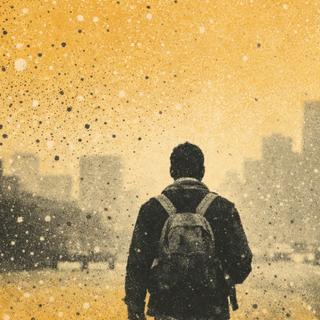 A atmosfera está repleta de microplásticos e essas partículas caem parcialmente no solo dependendo das condições climáticas. © XD com ChatGPT