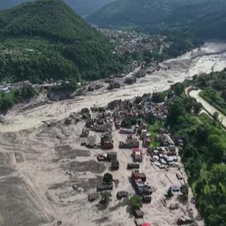 Des images de drones qui montrent l’étendue de la catastrophe et des satellites qui l’expliquent. © PTI