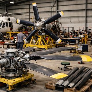 Um novo material autocurável ajuda a prolongar a vida útil das aeronaves. © AP, AI ChatGPT