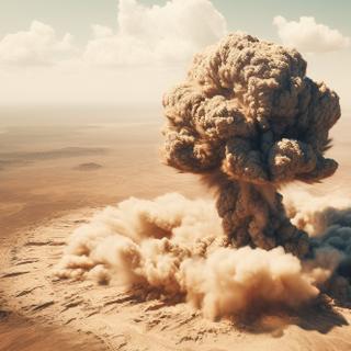 La sismologie permet de garder un œil sur de potentiels essais nucléaires (image générée à l'aide de l'IA). © pitipat, Adobe Stock