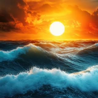 La chaleur de l'océan Atlantique a été boostée par le réchauffement climatique lié aux activités humaines. © TPS Studio, Adobe Stock