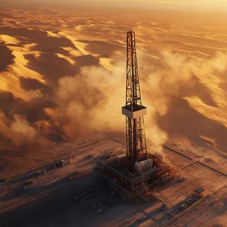 A riqueza petrolífera dos países do Golfo está ligada à história tectónica da região. © DS Showcase, Adobe Stock (imagem gerada por IA)