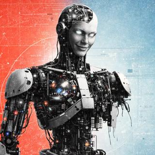 Os gigantes da tecnologia agora apostam na IA de hardware, capaz de atuar no mundo real graças aos robôs. © XD com ChatGPT