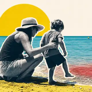 Et si la plage de vos vacances faisait partie des plus polluées de France ? ©&nbsp;Xavier Demeersman, ChatGPT