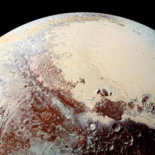 Une vue de Pluton révélée par New Horizons. © Nasa, Johns Hopkins University Applied Physics Laboratory, Southwest Research Institute