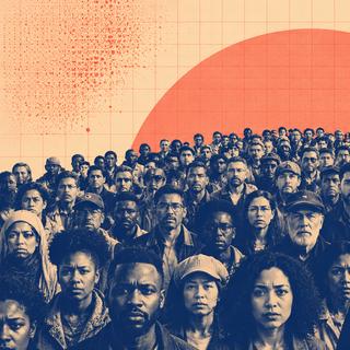 Un scénario extrême imagine une rupture brutale de la population mondiale, bien loin des projections officielles. © Xavier Demeersman, ChatGPT