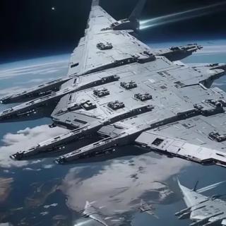 Ce porte-avions spatial ressemble à un Hellcarrier inspiré des Avengers. C’est un concept de porte-aéronefs militaire chinois. © CCTV