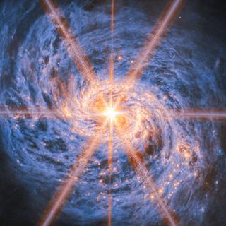 La galaxie Messier 77 vue par le télescope spatial James Webb. © Nasa, ESA