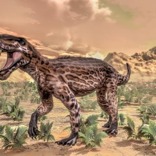 Les thérapsides comme ce Lycaenops sont les ancêtres des mammifères © Elenarts, Adobe Stock