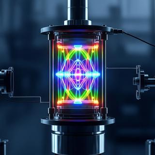 Une vue d'un qubit au Cern par une IA.&nbsp;© Gemini