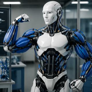 Os atuadores Harp aumentarão significativamente a força dos robôs. © AP com ChatGPT