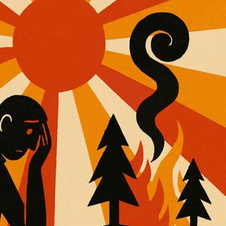 Um estudo australiano aponta os efeitos do aquecimento global e do calor extremo na nossa saúde mental. © XD, ChatGPT