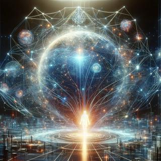 Illustration générée à l'aide d'une IA d'une hypothétique intelligence artificielle générale. © XD, Futura avec Dall-e