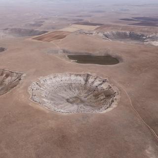 Environ 700 gouffres, ou sinkholes, sont apparus en&nbsp;une vingtaine d'années dans&nbsp;une région turque.&nbsp;© AFAD