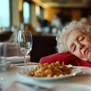 A sonolência excessiva associada ao envelhecimento pode ser um sinal de alerta de demência, sugere uma nova pesquisa. © foto para tudo, Adobe Stock (imagem gerada com IA)