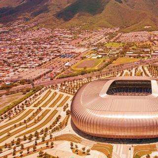 Le stade BBVA,&nbsp;à Monterrey au Mexique, accueillera 4 matchs de la Coupe du monde de football alors que la température de l'air dépassera certainement les 35 °C.&nbsp;© photoluis1, Adobe Stock