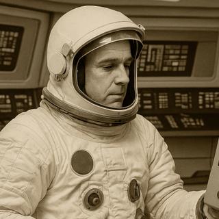 Des astronautes utilisent déjà certaines technologies tout droit sorties de la série Star Trek. Illustration générée à l'aide d'une IA. © XD avec ChatGPT