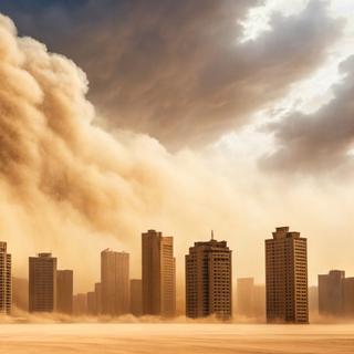 Les tempêtes de sable se multiplient à cause de certaines pratiques humaines. © midobun2014, Adobe Stock
