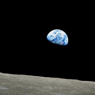 Une des mythiques images du programme Apollo, en l'occurrence, d'Apollo 8. © Nasa