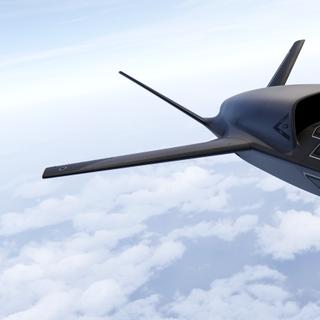 L’aéronef reprend l’architecture du drone américain conçu par Kratos pour l’US Air Force. © Airbus