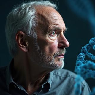 Le vieillissement est en partie inscrit dans notre ADN, où certaines molécules jouent un rôle clé dans le processus. Des travaux réalisés sur&nbsp;la molécule HMGB1&nbsp;cherchent à comprendre comment ces mécanismes pourraient être ralentis pour mieux préserver notre corps face à l'âge. © Christoph Burgstedt, Adobe Stock (image générée par l'IA)