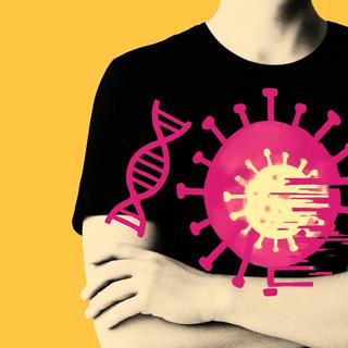 XFG, ce nouveau variant du SARS-CoV-2 surnommé «&amp;nbsp;virus Frankenstein&amp;nbsp;», circule activement dans le monde depuis le début de l’année. © XD avec ChatGPT&amp;nbsp;