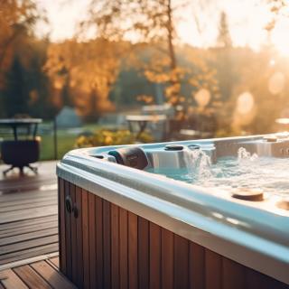 Les spas gonflables offrent une solution parfaites pour des moments de détente tout au long de l'année&nbsp;© ProVector, Adobe Stock