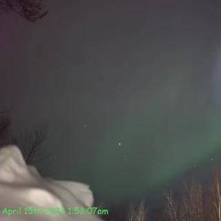 De onde vem esta espiral azul que iluminou os céus da Europa e da América do Norte? © Levi Johnson