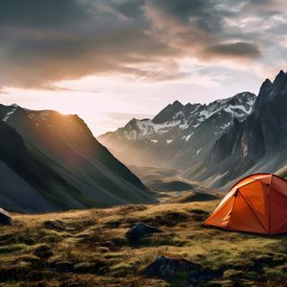 Une tente de camping est indispensable pour une randonnée&amp;nbsp;de plusieurs jours © MrJeans, Adobe Stock