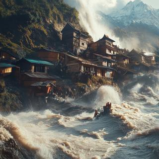 Au Népal, les autorités redoutent que de nouvelles catastrophes ne se déclenchent après la crue dévastatrice survenue ce 26 août 2026. © Phatharaporn, Adobe Stock