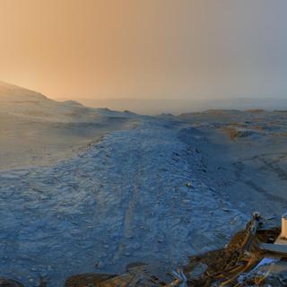 Cet incroyable panorama de Mars nous est envoyé par le rover Curiosity. © Nasa, JPL-Caltech