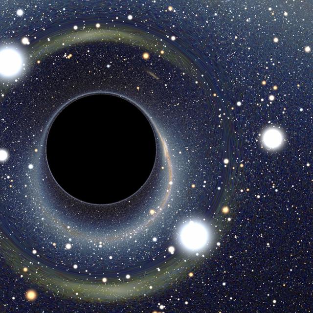 Les trous noirs ne s&#39;observent pas directement mais les ondes gravitationnelles puissante qu&#39;ils contribuent à émettre sont devenues détectables grâce à Ligo, un instrument géant. © Alain r, licence CC 2.5