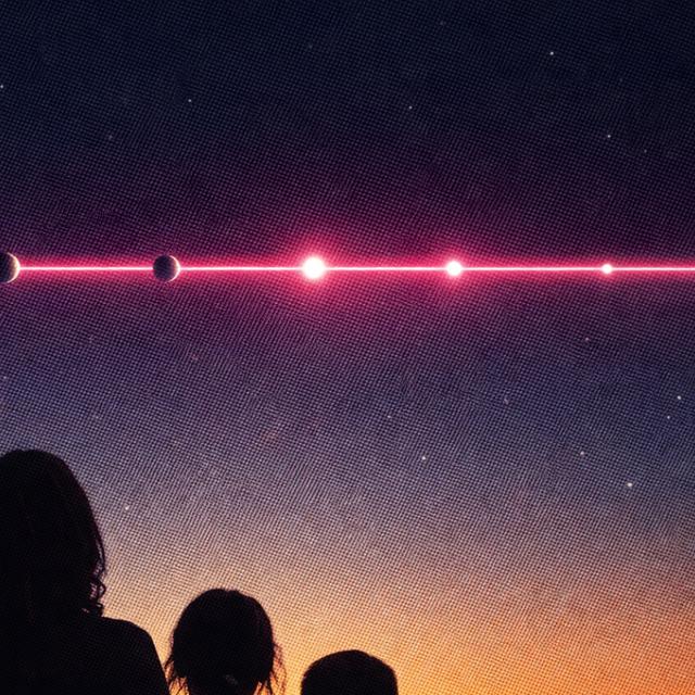 Les alignements de plus de cinq planètes sont rares et remarquables. © XD