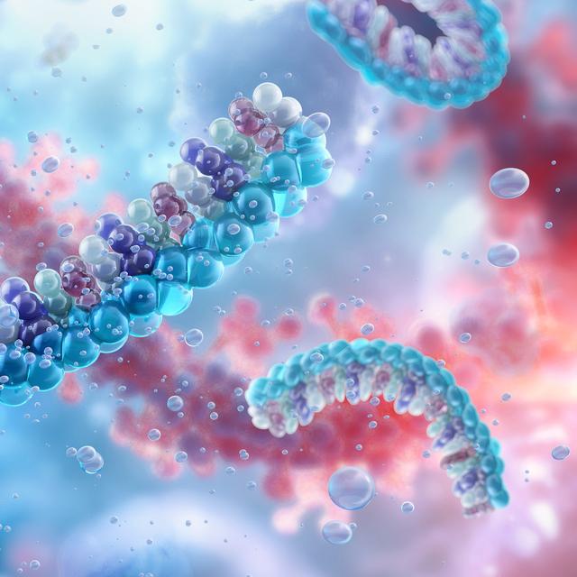 Image 3D de la liaison des miARN aux ARNm. © Corona Borealis, Adobe Stock