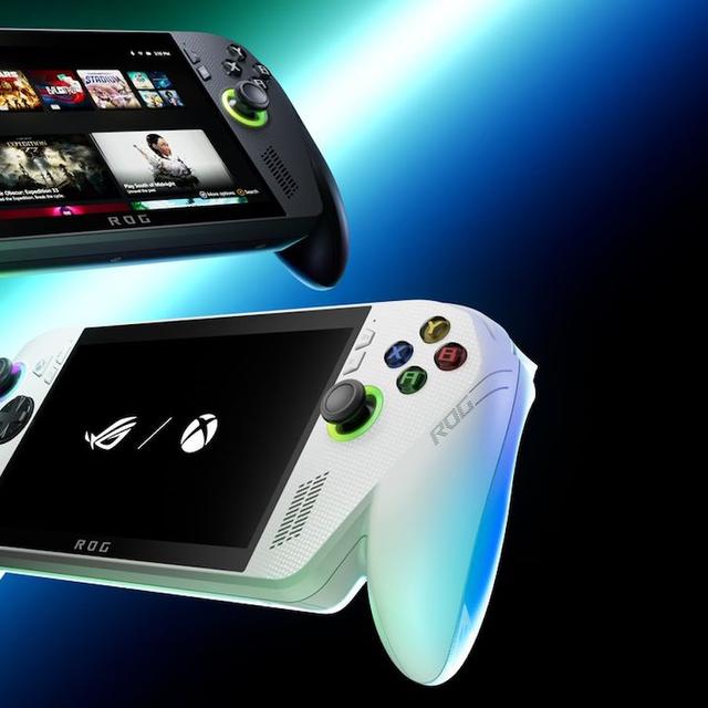 Les nouvelles consoles ROG Xbox Ally et Ally X qui sortiront en fin d’année. © Asus