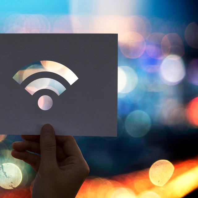 Icône internet en papier perforé - Partage de connexion sur smartphone -&amp;nbsp;Rawpixel.com