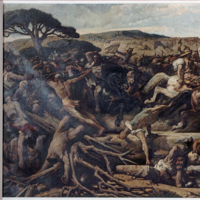Ensemble de soldats de bronze Ennemis de Rome
