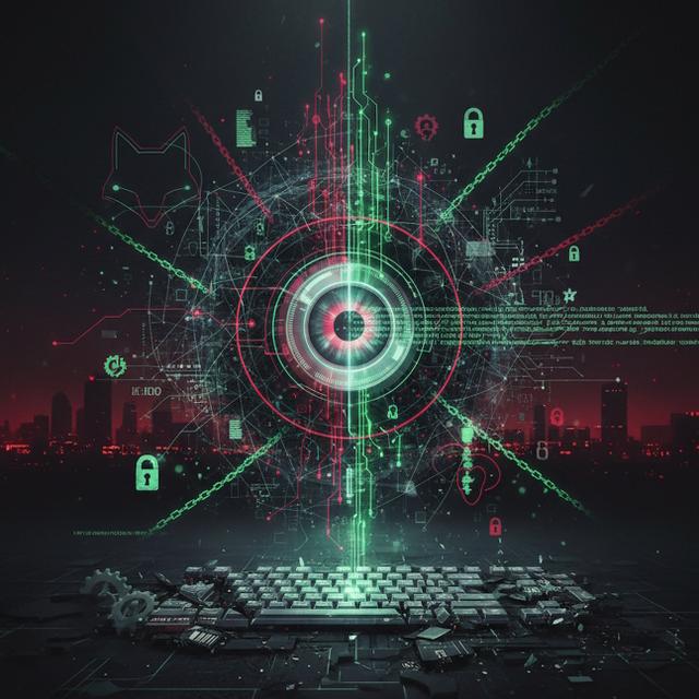 Les cybercriminels intègrent désormais l’IA au cœur des logiciels malveillants. © EB, image générée avec Gemini