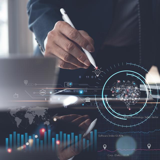 L&#39;intelligence artificielle (IA)&amp;nbsp;modifie le monde du travail. © tippapatt, Adobe Stock