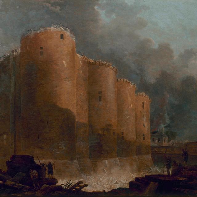 La Bastille dans les premiers jours de sa démolition, par Hubert Robert, le 20 juillet 1789. Musée Carnavalet, Paris. © Wikimedia Commons, domaine public.