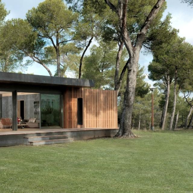 Les maisons pop-up ont été testées et approuvées dans la région provençale. © Multipod Studio