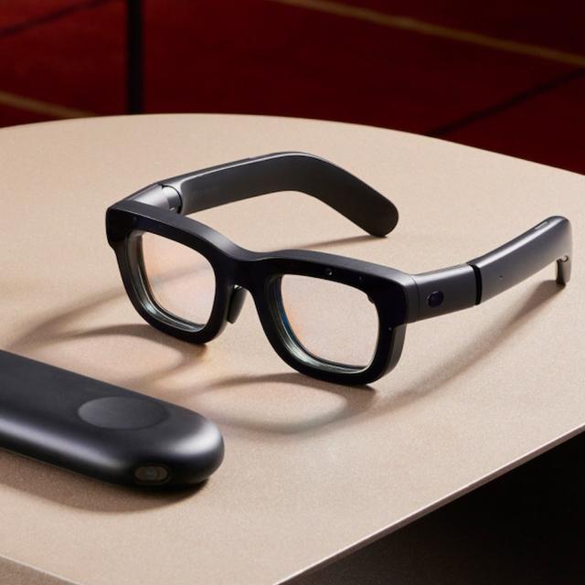 Le prototype de lunettes de réalité augmentée Meta Orion. © Meta