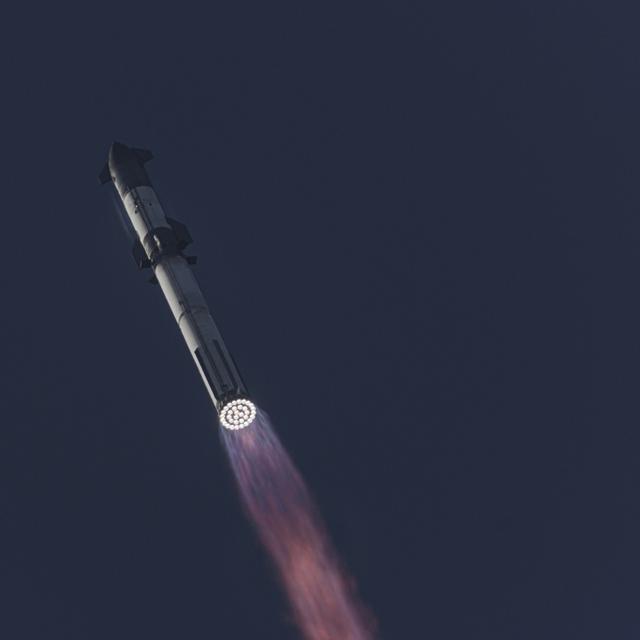 Décollage réussi du Starship lors de son deuxième vol d'essai (ITF-2). © SpaceX&nbsp;