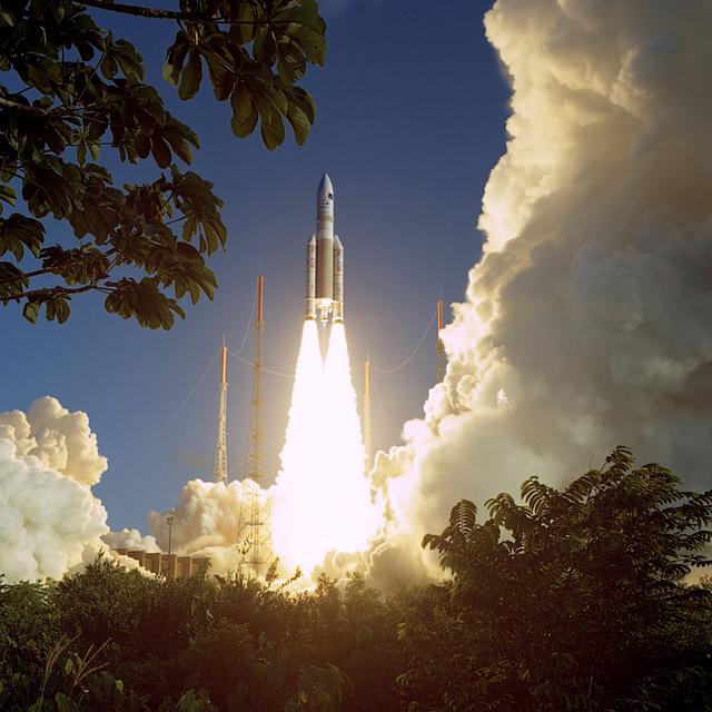 Lancement Ariane 5 à Kourou. ©ESA
