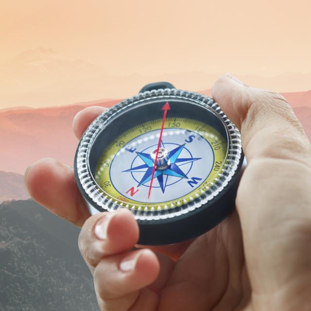 La boussole est une invention chinoise. La première utilisation en tant qu&#39;instrument de navigation date probablement du XIe siècle après J.-C. © andreusK, Fotolia