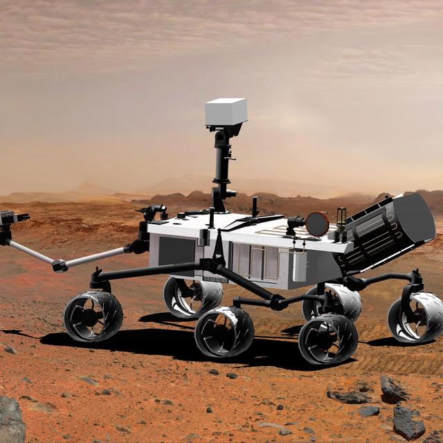 Curiosity doit être lancé entre le 25 novembre et le 11 décembre 2011 en vue d&#39;un atterrissage sur Mars entre le 6 et le 20 août 2012. Crédit Nasa / JPL