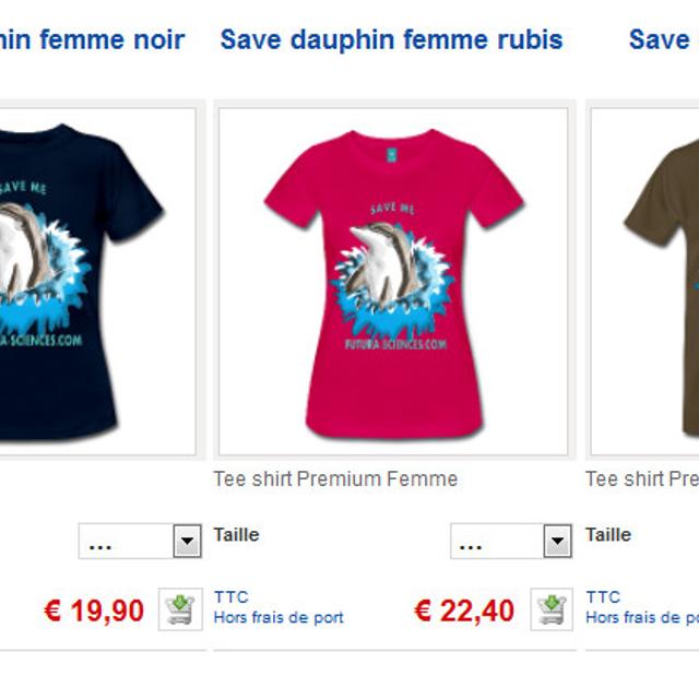 Découvrez des T-shirts originaux pour l&#39;été. © Futura-Sciences