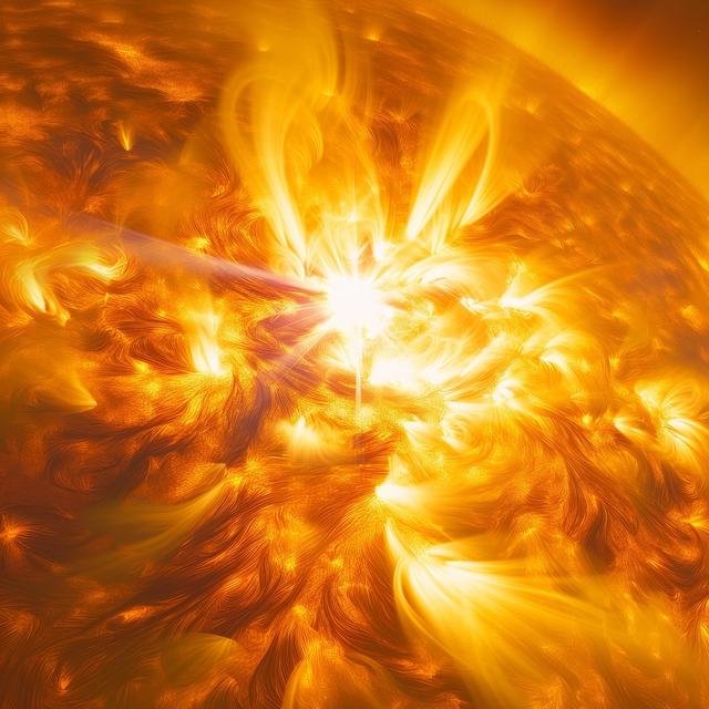 Notre Soleil approche du pic de son activité. Et il vient de connaître une éruption rare, issue de son pôle sud. © Superhero Woozie, Adobe Stock